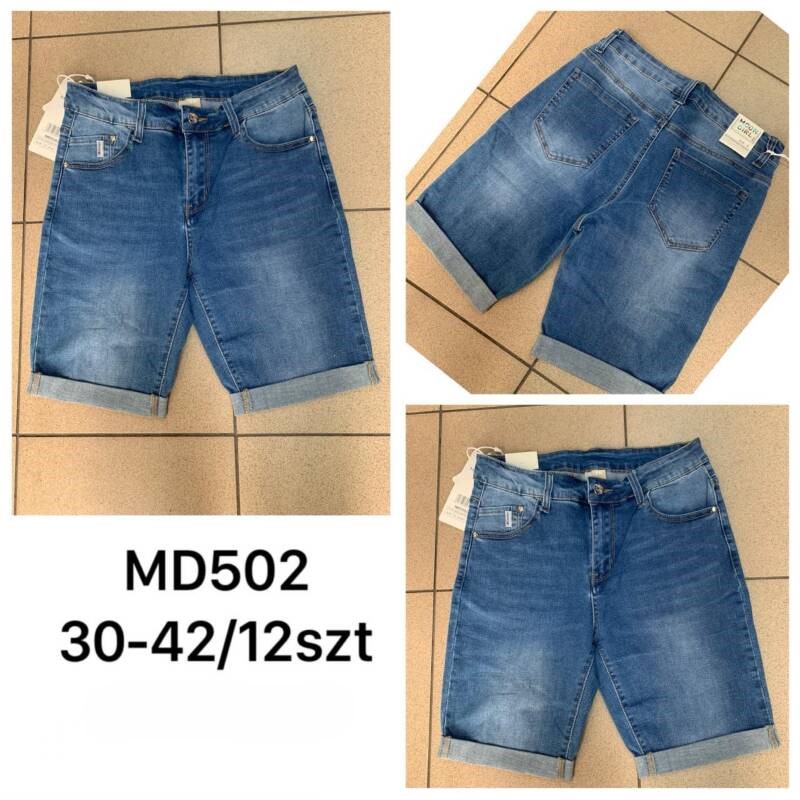 Rybaczki damskie jeansy Roz 30-42, 1 Kolor Paczka 12 szt